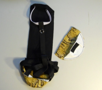 Snake Skin Print Diaper Holder/Harness for Large Goose 2