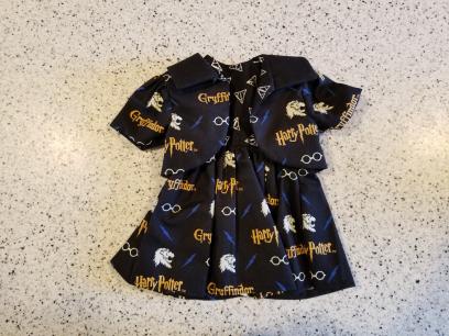 American Girl Doll Harry Potter Dress with Reversible Vest