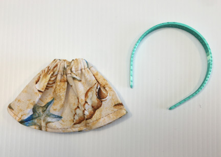 Blythe Doll Skirt Seashore & Turquoise Headband Back